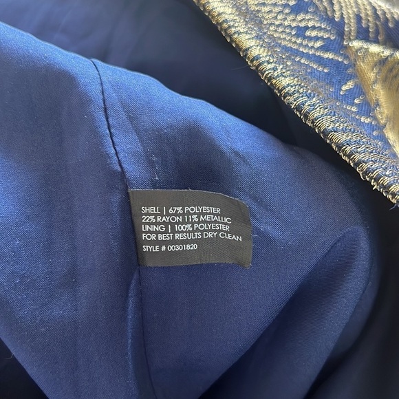 Club Monaco Women’s Joelle Shimmery Jacquard Gold Skirt Size 4 - Picture 11 of 15